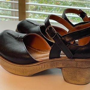 Jafa 702 black Mary Jane sandal. EU 38